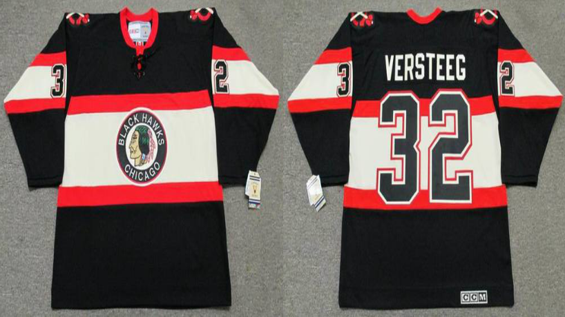 2019 Men Chicago Blackhawks #32 Versteeg black CCM NHL jerseys->chicago blackhawks->NHL Jersey